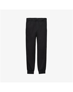 Технически облегающие спортивные брюки из хлопкового джерси, черный Prada