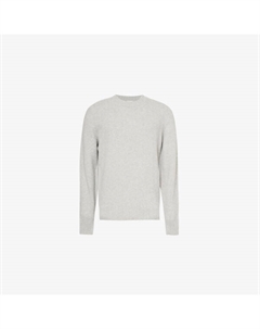 Джемпер с круглым вырезом и длинными рукавами из шерсти и кашемира, серый Eleventy