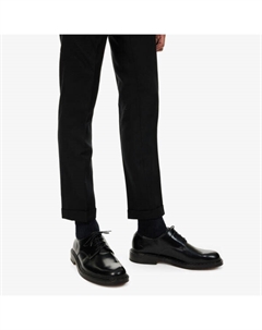 Узкие шерстяные брюки прямого кроя, черный Paul smith