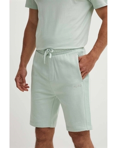 Хлопковые шорты для отдыха, зеленый Hugo