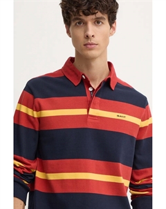 Хлопковый топ с длинными рукавами, темно-синий Gant