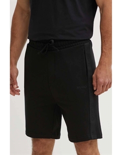 Хлопковые шорты для отдыха, черный Hugo