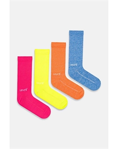 Носки, 4 шт, розовый Levi's®