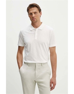 Рубашка-поло из хлопка, бежевый Theory