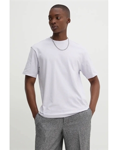 Хлопковая футболка, фиолетовый Hugo