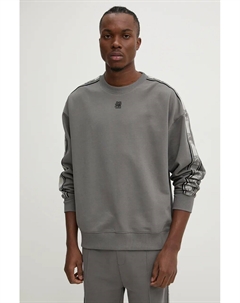 Хлопковая толстовка для RACING BULLS, серый Hugo