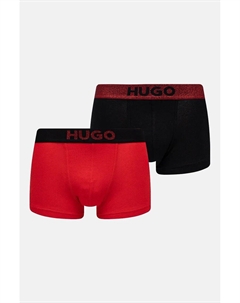 Комплект боксеров, 2 шт, красный Hugo