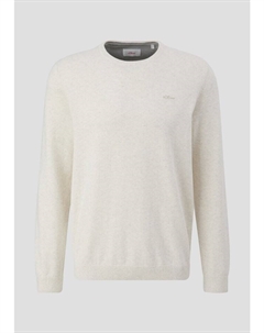 Пуловер sOliver Strick langarm, кремовый S.oliver