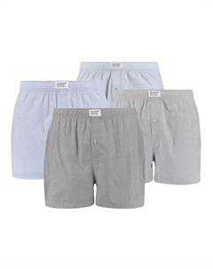 Боксеры Levi´s Web 4er Pack, цвет grau/hellblau Levi's®