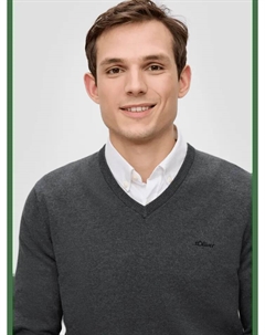 Пуловер sOliver Strick langarm, серый S.oliver