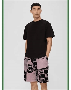 Шорты sOliver Bermuda keine Beinlänge, цвет mehrfarbig-pink S.oliver