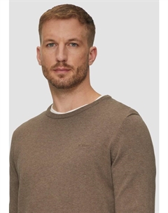 Пуловер sOliver Strick langarm, коричневый S.oliver