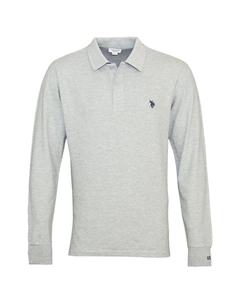 Поло US Polo Assn Shirt, светло-серый U.s. polo assn.