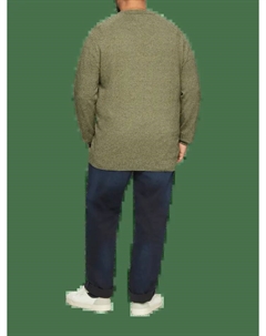 Пуловер sOliver Strick langarm, оливковый S.oliver