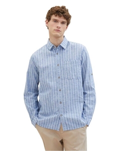 Рубашка COMFORT COTTON LINEN, разноцветный Tom tailor