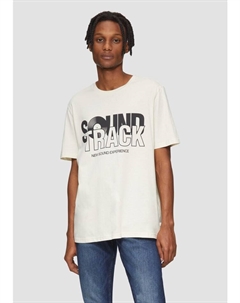 Футболка kurzarm, кремовый Qs