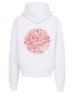 Пуловер Ultra Heavy Star Wars Christmas Death Star Weihnachten, белый F4nt4stic