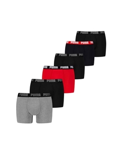 Боксеры  Men Everyday 6P, цвет black/grey red Puma