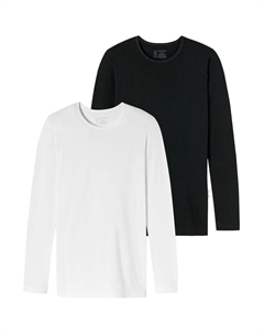 Лонгслив 95/5 Originals, цвет schwarz-weiss Schiesser
