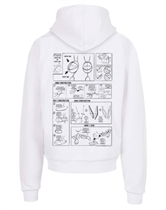 Пуловер Ultra Heavy Looney Tunes Bugs Bunny Construction, белый F4nt4stic