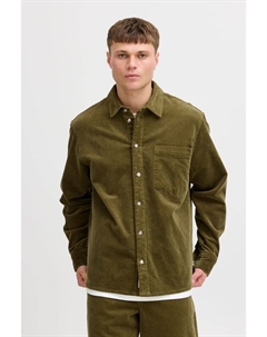 Рубашка с длинным рукавом, зеленый Solid