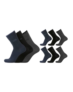 Носки 6 Paar Basic halbhoch, цвет black/anthra/navy Camel active