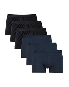 Боксеры short 6er Pack, цвет schwarz/dunkelblau Calida