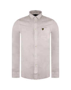 Оксфордская рубашка стандартного кроя, бежевый Lyle & scott