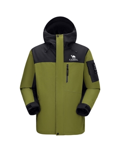 Ветровка мужская, цвет Oak Gray/Phantom Black Camel