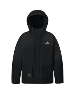 Теплая флисовая куртка для мужчин, цвет Phantom Black Camel