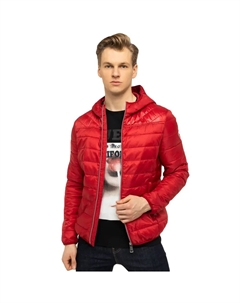 Куртка с логотипом и треугольником классическая, красный Guess