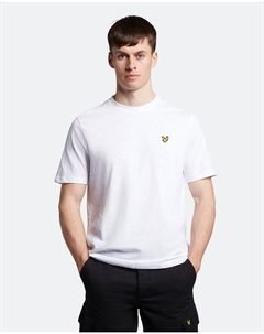 Массивная футболка с короткими рукавами, белый Lyle & scott
