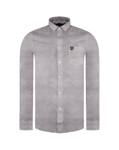 Легкая оксфордская рубашка стандартного кроя с длинными рукавами lw1302vtr z835, коричневый Lyle & scott