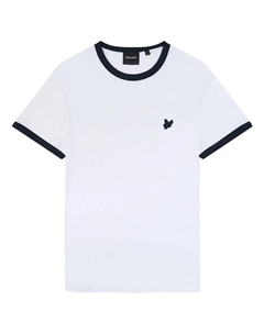 Футболка tonal ringer, белый Lyle & scott