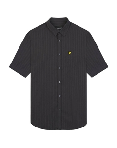 Фирменная рубашка цвета бронзы с логотипом на груди, серый Lyle & scott