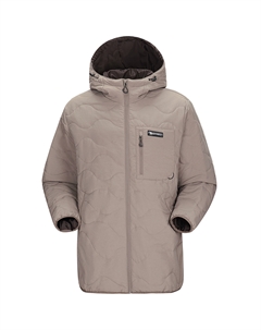 Теплая флисовая стеганая куртка мужская, цвет Ochre Grey Camel