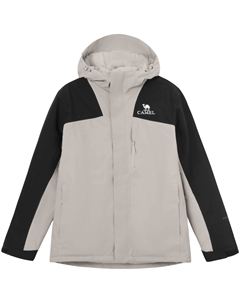 Всепогодная ветровка мужская, цвет Ice Crystal Gray/Phantom Black Camel