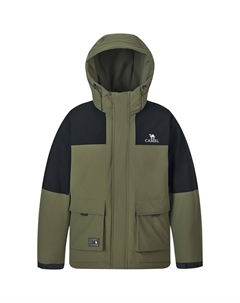 Пуховик мужской, цвет Oak Brown/Light Khaki Camel