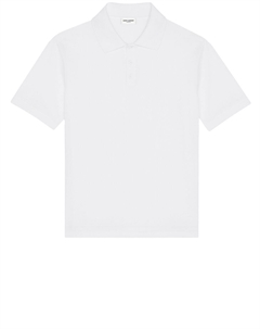 Рубашка Monogram polo, белый Saint laurent