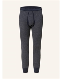 Длинные трусы feinripp melange, синий Schiesser