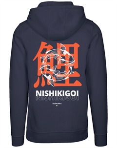 Пуловер Hoodie Nishikigoi, темно синий F4nt4stic