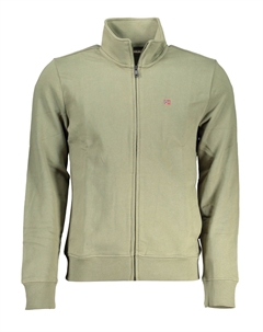 Зеленый хлопковый мужской свитер Napapijri