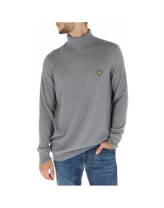 Джемпер с высоким воротником, серый Lyle & scott
