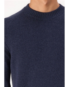 Джемпер SADDLE SLEEVE CREW NECK, темно-синий Lyle & scott