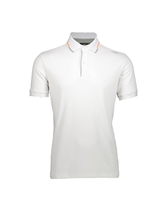 Поло с коротким рукавом 31T8487, белый Cmp