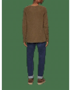 Пуловер Strick langarm, коричневый Qs