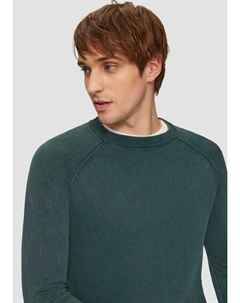 Пуловер Strick langarm, зеленый Qs