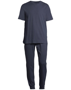 Пижама Night & Home, темно-синий Schiesser