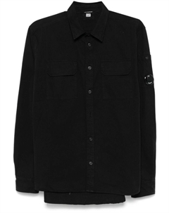 Рубашка с логотипом CP Company Lens, черный C.p. company