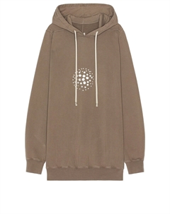 Толстовка с капюшоном, цвет Dust Rick owens